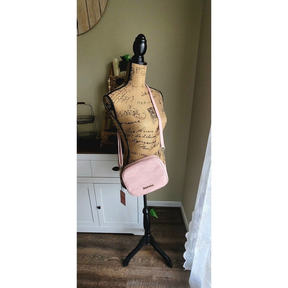 Juicy Couture Light Pink Purse Bag Crossbody Handbag NWT Baby Pink